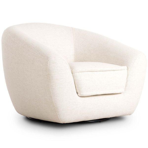Chantal Swivel Club Chaise, Blanc Neige Nomade