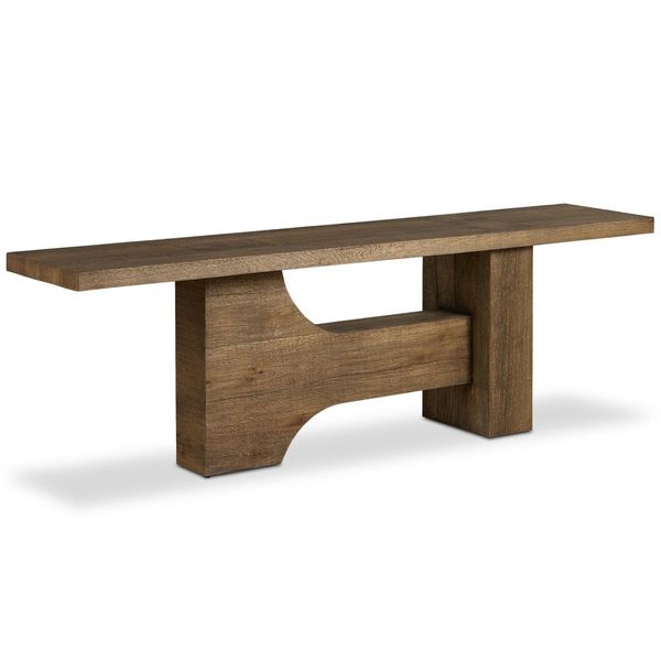 Table Bia console, Rustique Marron