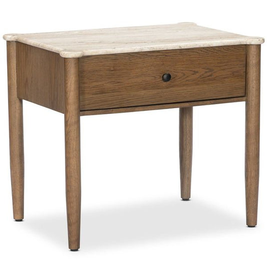 Table Joah de chevet, Antique Blanc