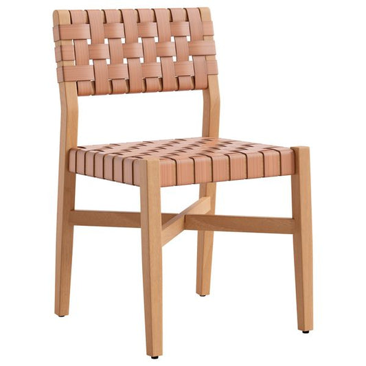 Mizuya Dining Chaise, Marron, Lot de 2